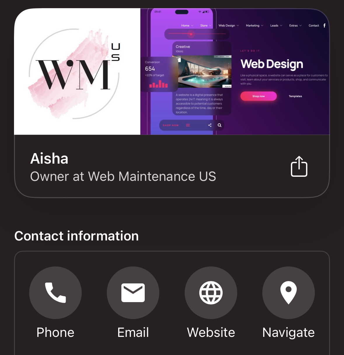 digital business card