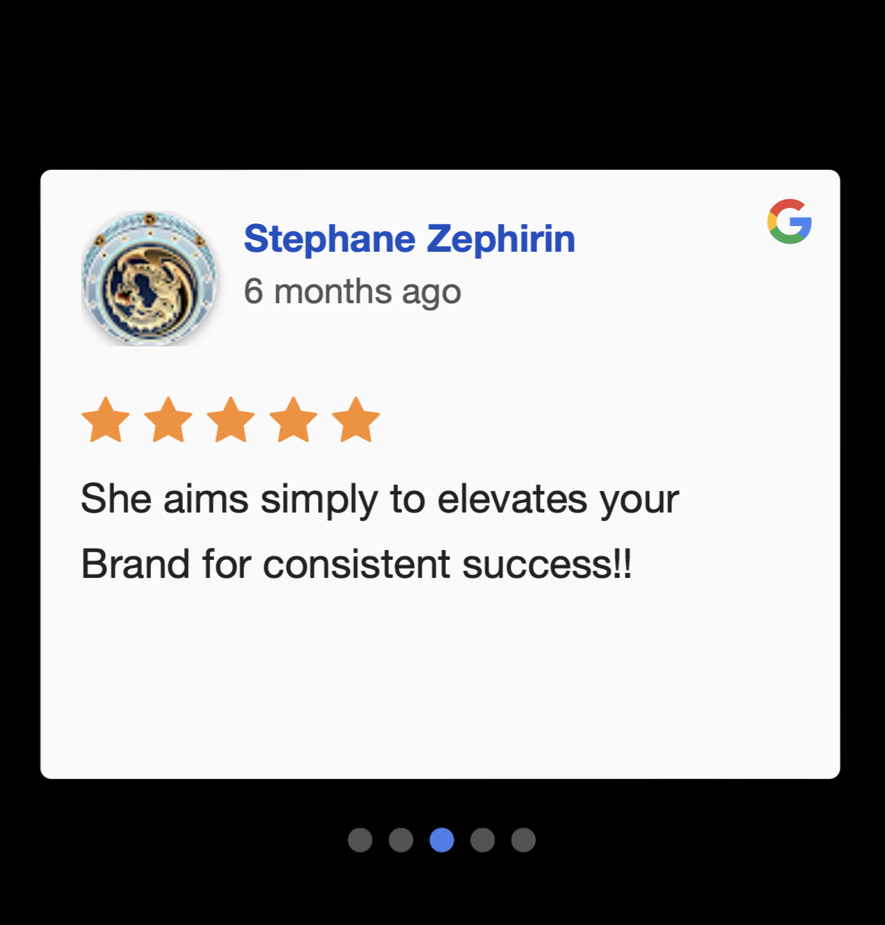 positive google reviews