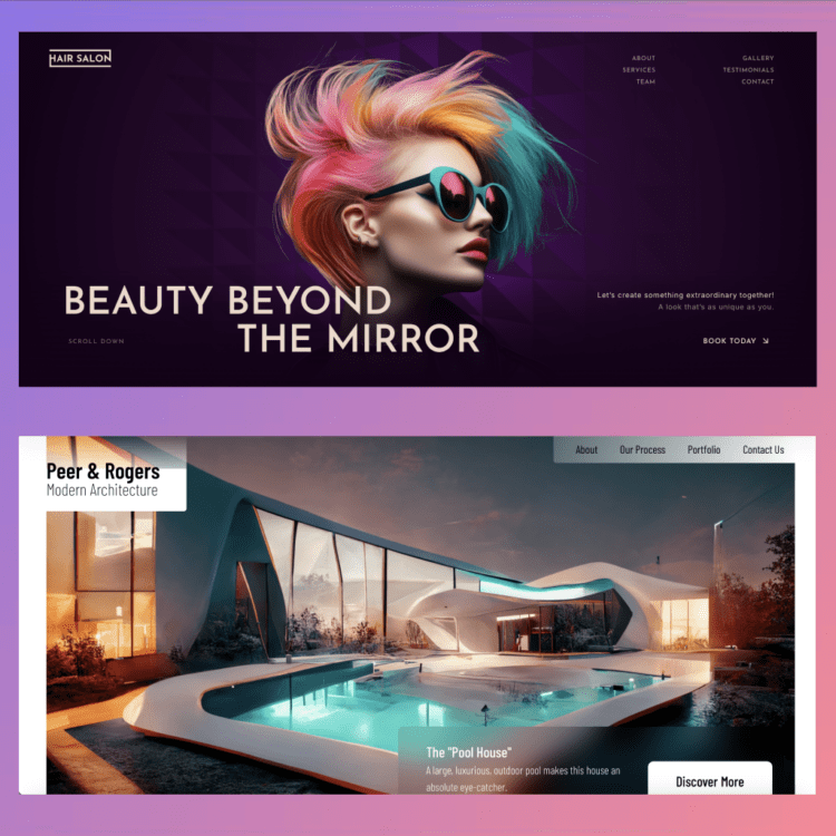 website design premium template