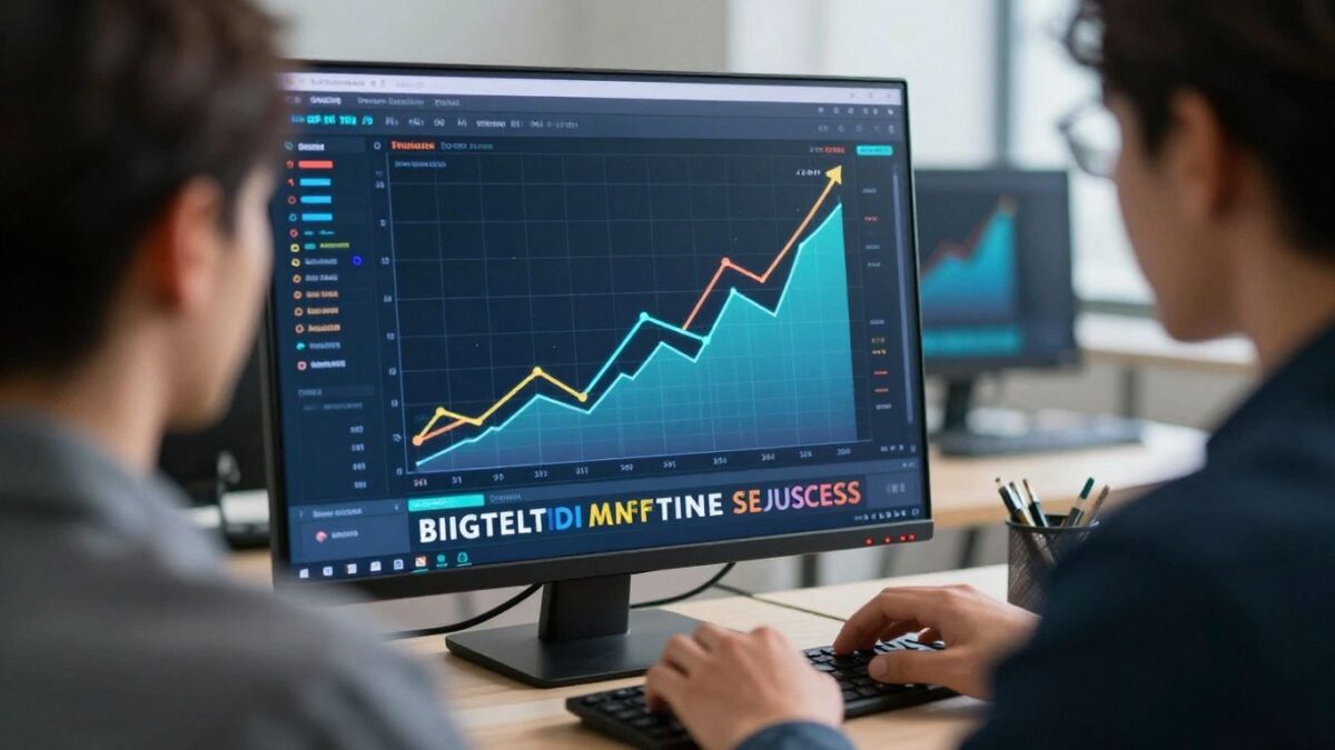 Digital marketing success with paid ads and lead generation.