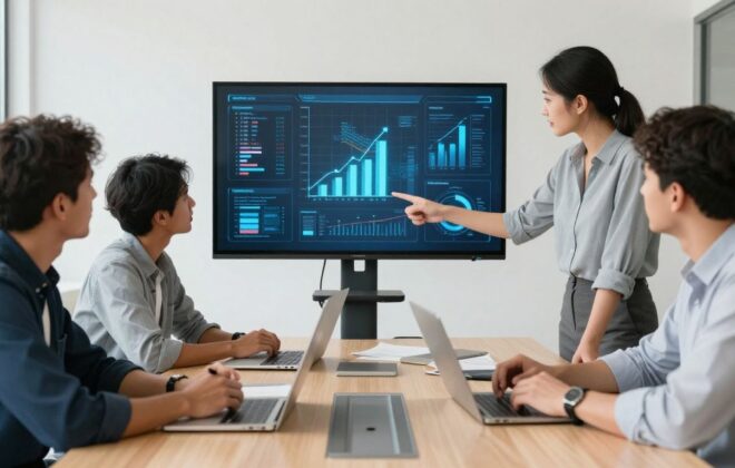 Business growth through digital marketing agency collaboration.