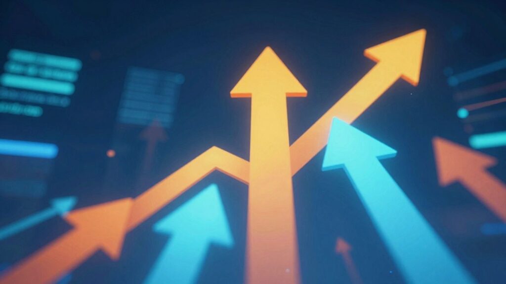 Digital growth and online lead generation concept.