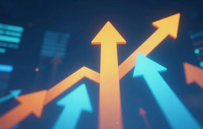 Digital growth and online lead generation concept.